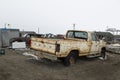 Rusty old car in Barrow, Alaska